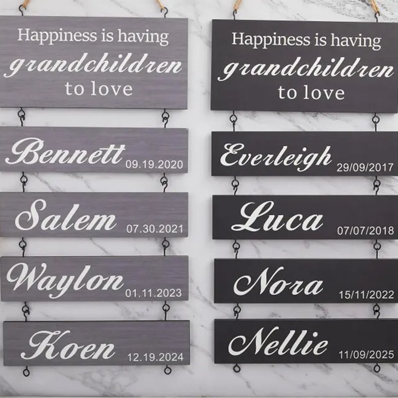 Grandchildren Sign,Personalized Grandparent Sign