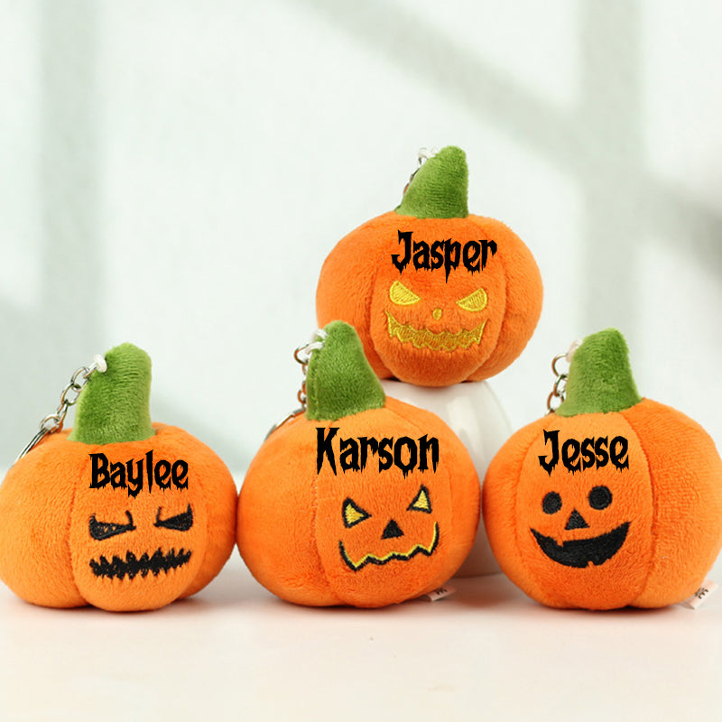 Halloween Pumpkin Keychain- Halloween Keychain