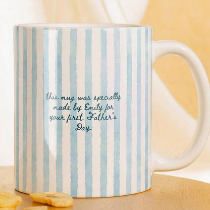 Personalized Baby Face Mug for New dad, Custom Photo Mug, First Fathers Day Gift from Baby