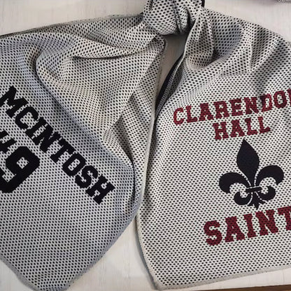 Personalized Cooling Sports Towel Baseball Team Custom Order Wet Rag Hot Days Sport
