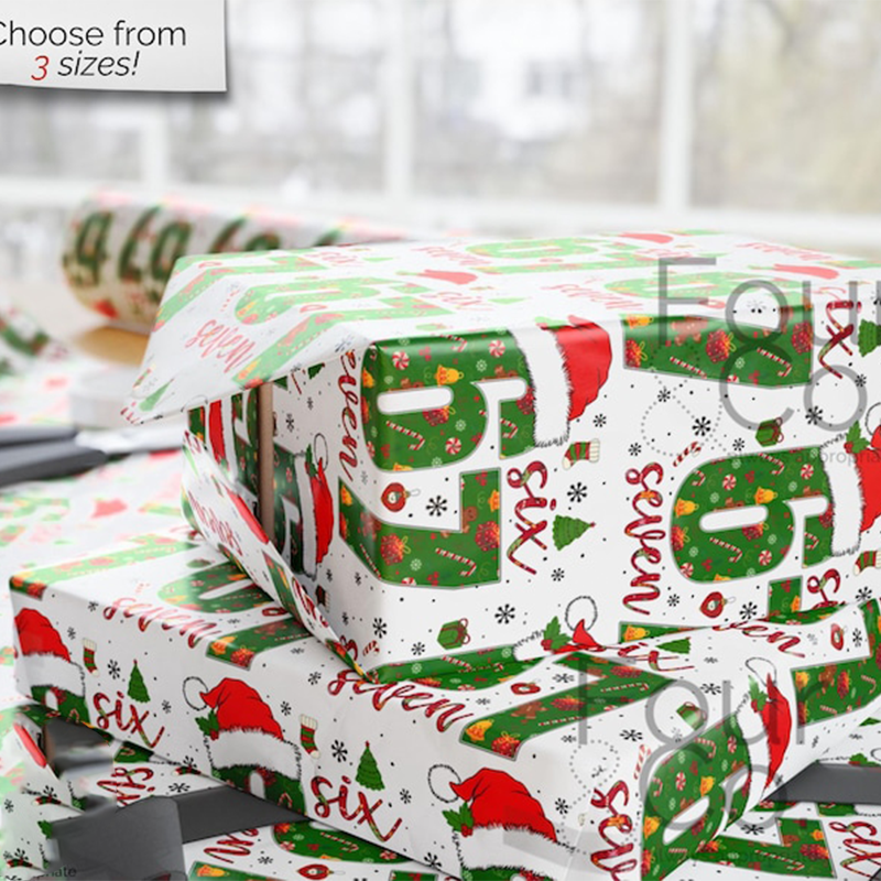 67 Christmas Wrapping Paper, 6 7 Wrapping Paper