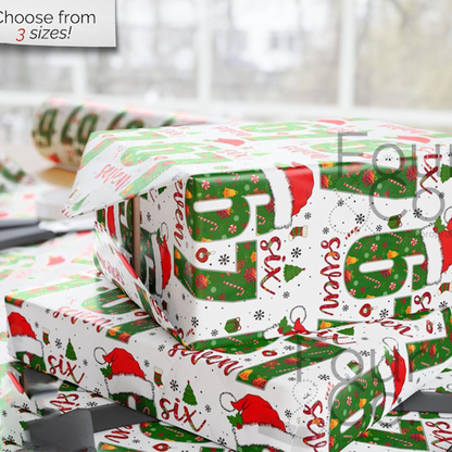 67 Christmas Wrapping Paper, 6 7 Wrapping Paper