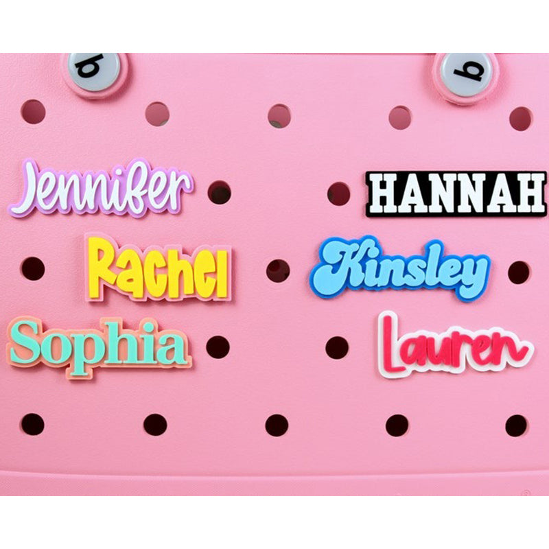Customizable Name Tag For Bag. Personalized Bag Charm