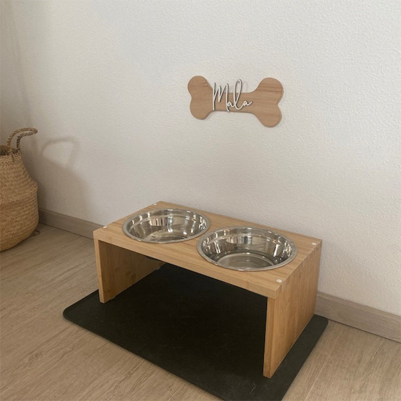 Dog name plate personalized