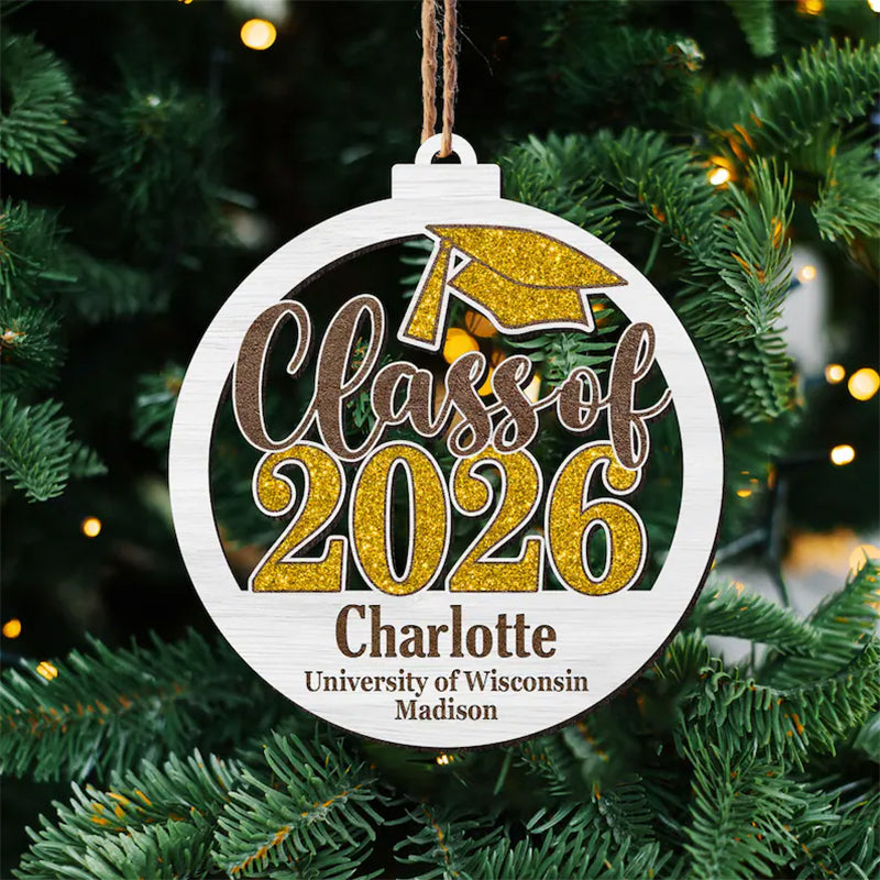 Personalized Graduation Ornament 2026