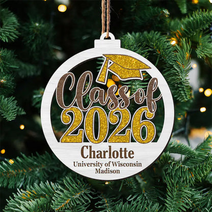 Personalized Graduation Ornament 2026