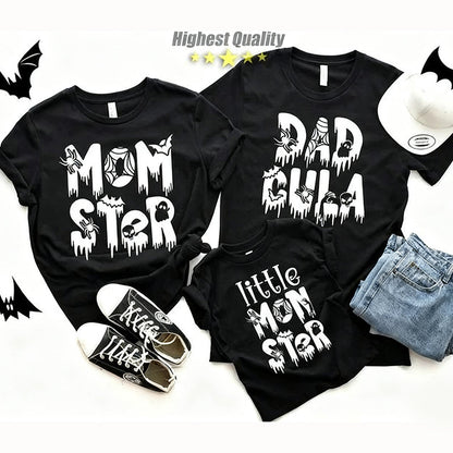 Matching Halloween Gift for Dad Halloween Mom Shirt