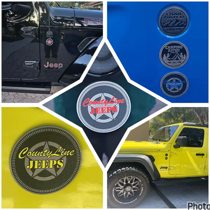 Custom 4x4 Badges Custom Badge