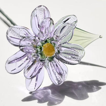 Glass Birth Month Flowers, Birth Flower Bouquet