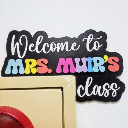 Personalized Name Doorframe Corner Sign