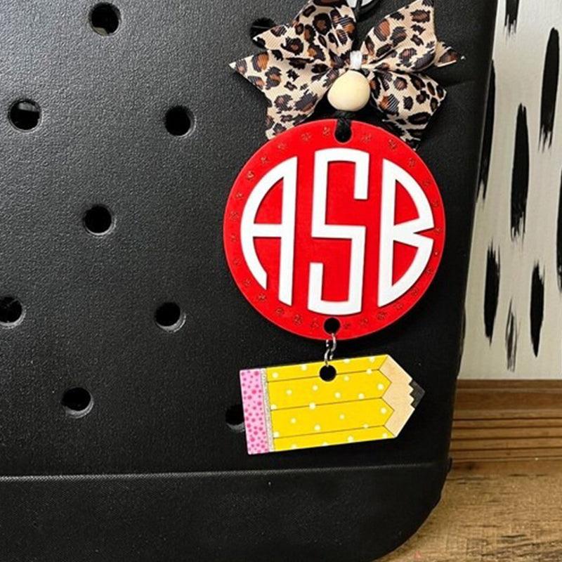 Personalized Teacher Bag Charm/Teacher Gift