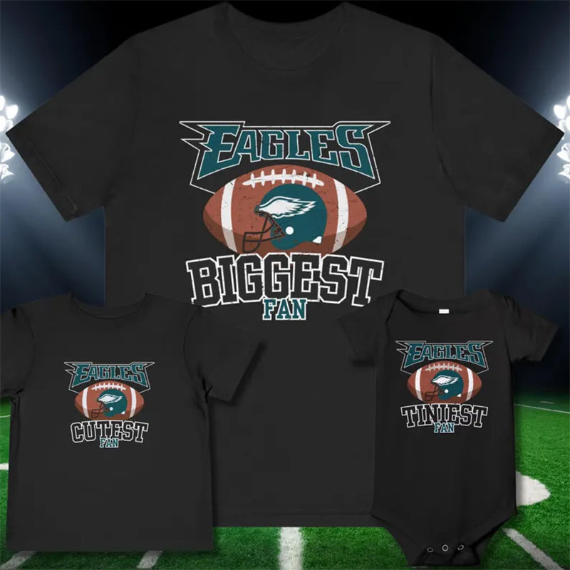 Football Biggest Fan Shirt, Custom Matching Tee