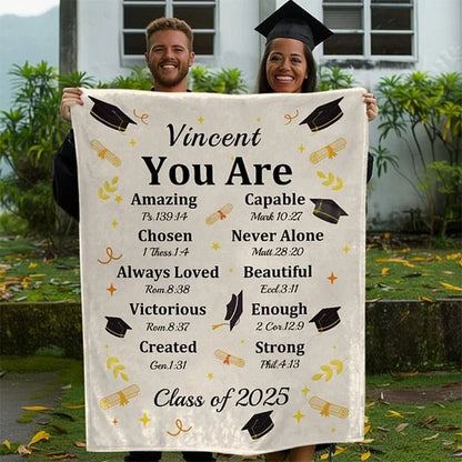 Graduation Blanket,Personalized Graduation Blanket