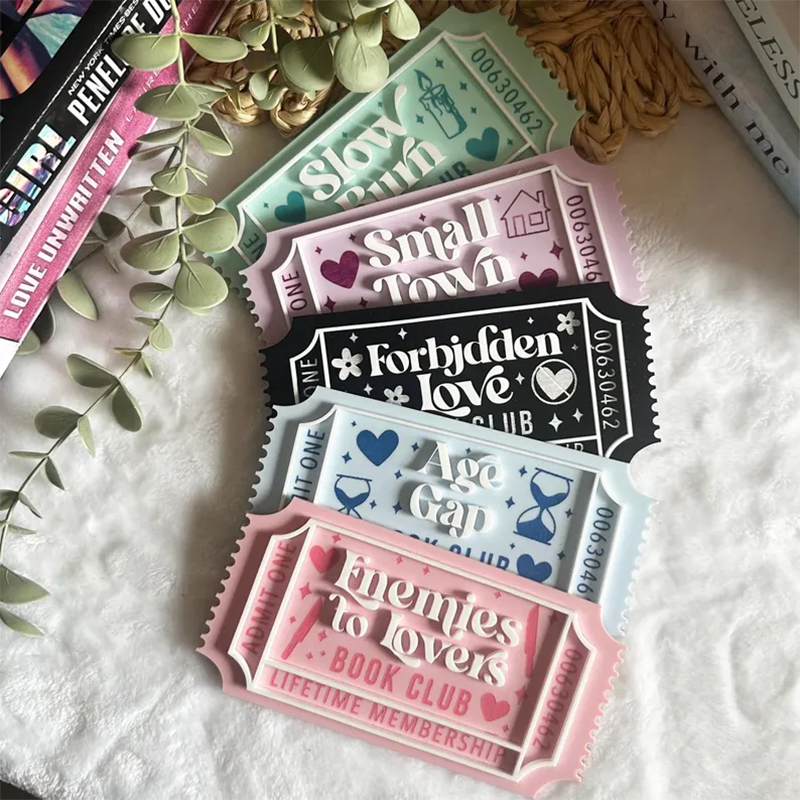 Bookish Ticket | Bookclub Ticket | Bookshelf Decor