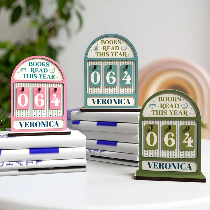 Personalized Books Read Tracker,Books Read This Year Counter