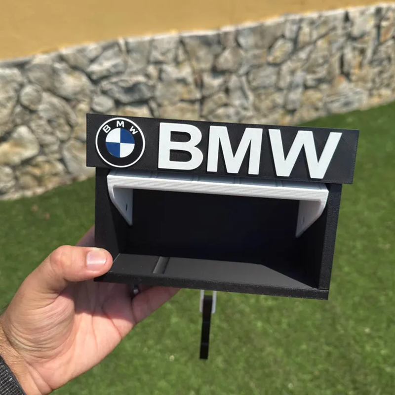 Mini Garage Key Holder: Toy Car Display with Hidden Compartment