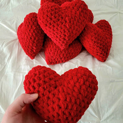 Personalized Valentine's Heart | Valentine's Plushie | Crochet Stuffie