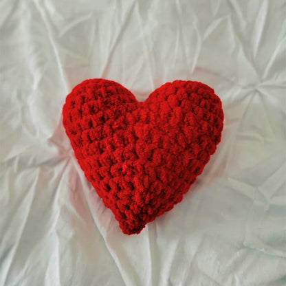 Personalized Valentine's Heart | Valentine's Plushie | Crochet Stuffie