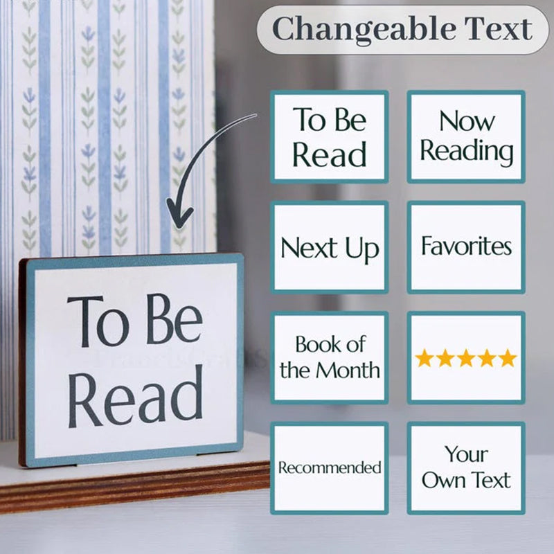 Personalized Book Holder - Book Tracker, Books Read This Year Counter