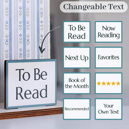 Personalized Book Holder - Book Tracker, Books Read This Year Counter