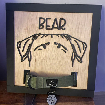 Dog Memorial Sign, Pet Memorial, Dog Remembrance, Pet Remembrance, Dog Collar Frame