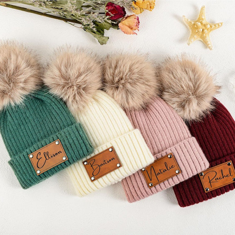 Custom Name Baby Beanie,Personalized Kids Winter Beanie