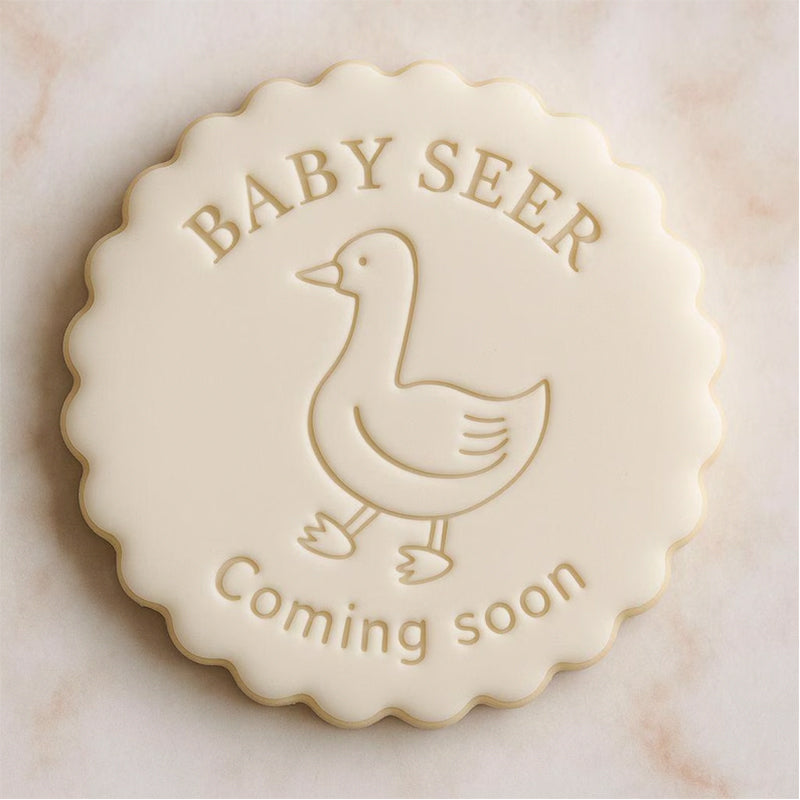 Personalized Baby Name Cookie Stamp – Custom Fondant Stamp