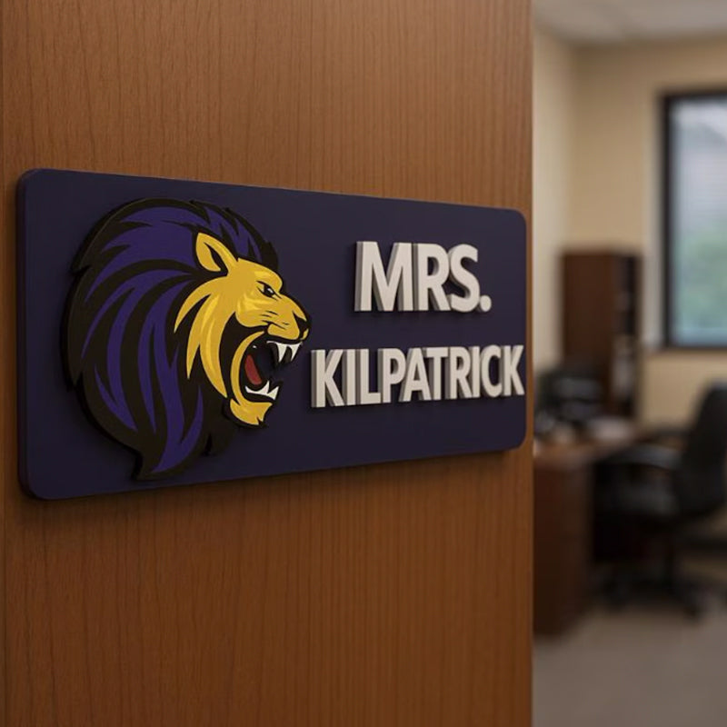 Custom Office Name Plate