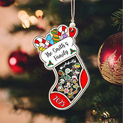 Personalized Family Christmas Stockings Ornament