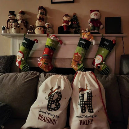 Santa Sack for Kids, Christmas Bag for Presents