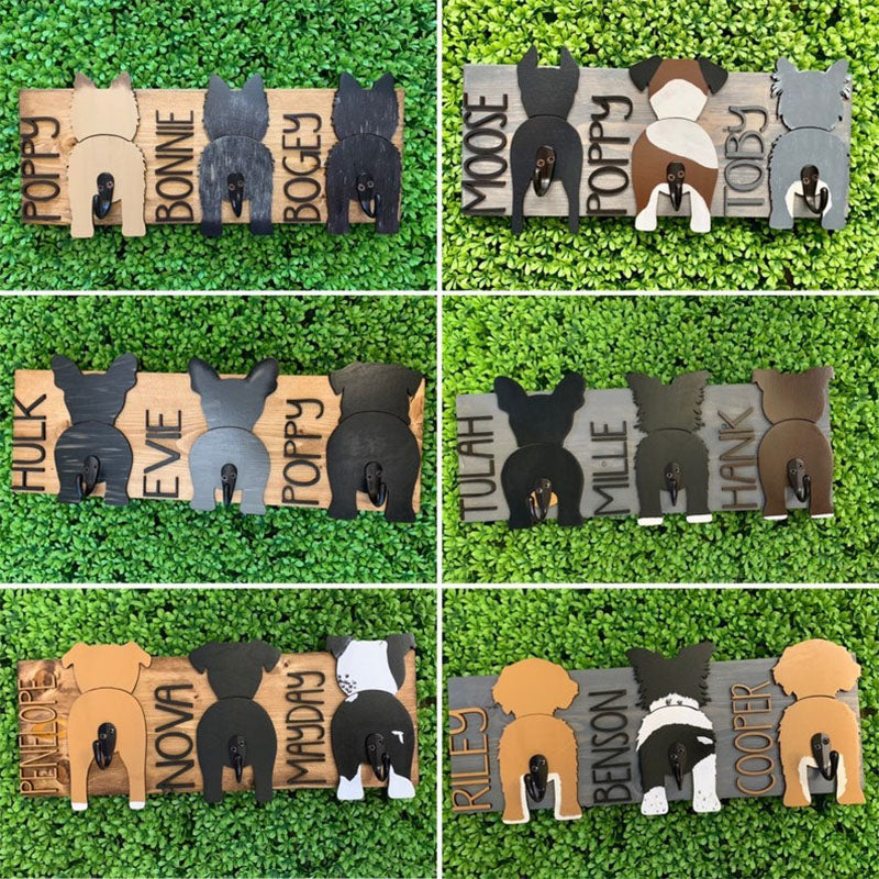 Custom Leash Holder / Leash Holder / Pet Storage