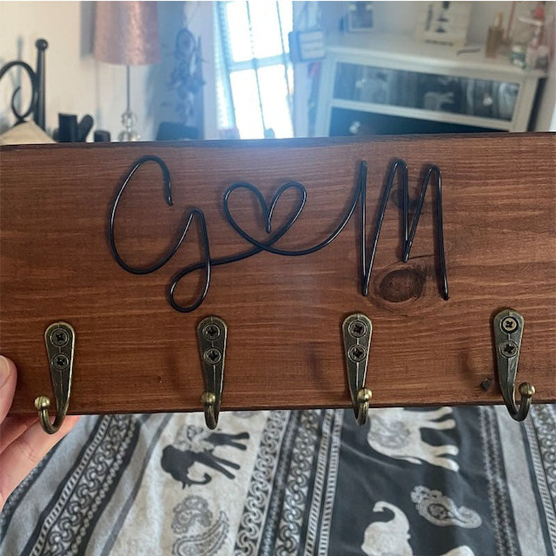Personalised Key Hook  New Home Gifts  Key Hooks