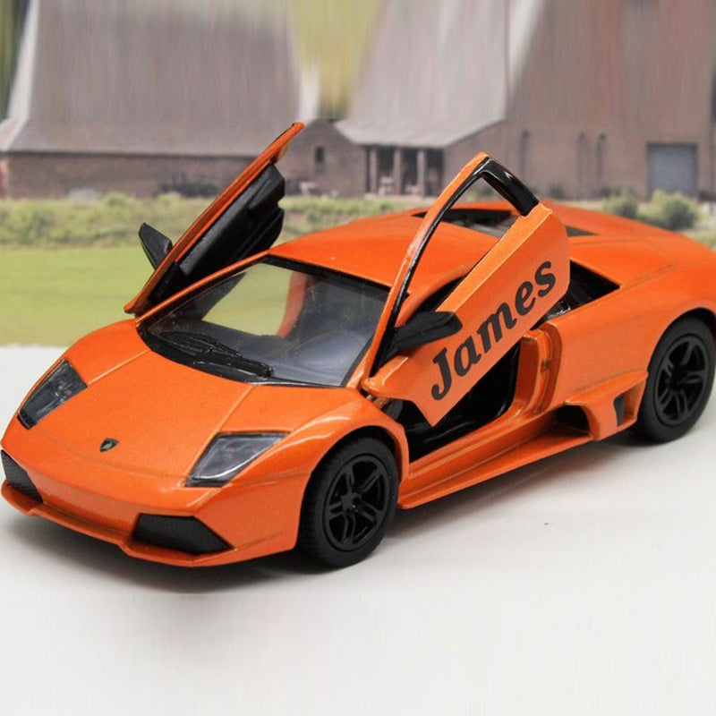 PERSONALISED NAME Gift Toy Car Boys Dad Grandad Brother Husband Father Diecast Model Birthday Gift