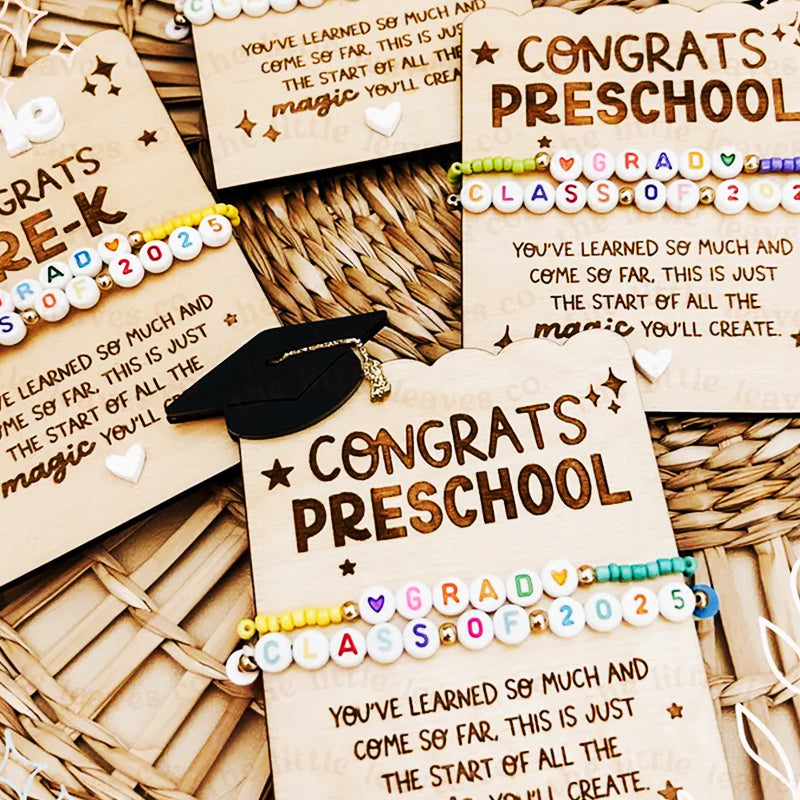 Kindergarten Graduation Bracelets 2025 Preschool Graduation gift