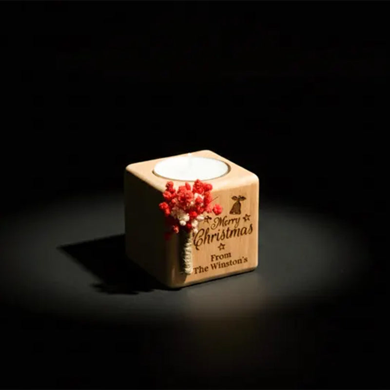 Christmas Candle Favors, Custom Coworker Favors in Bulk