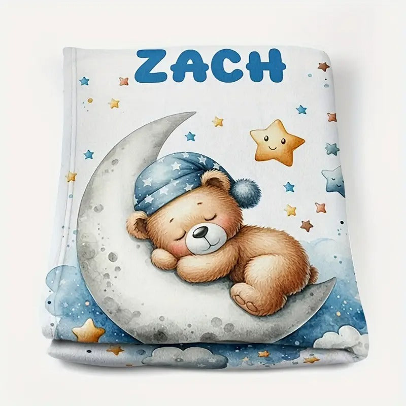 Personalized Bear Blanket Gift Blanket Buy Animal blanket