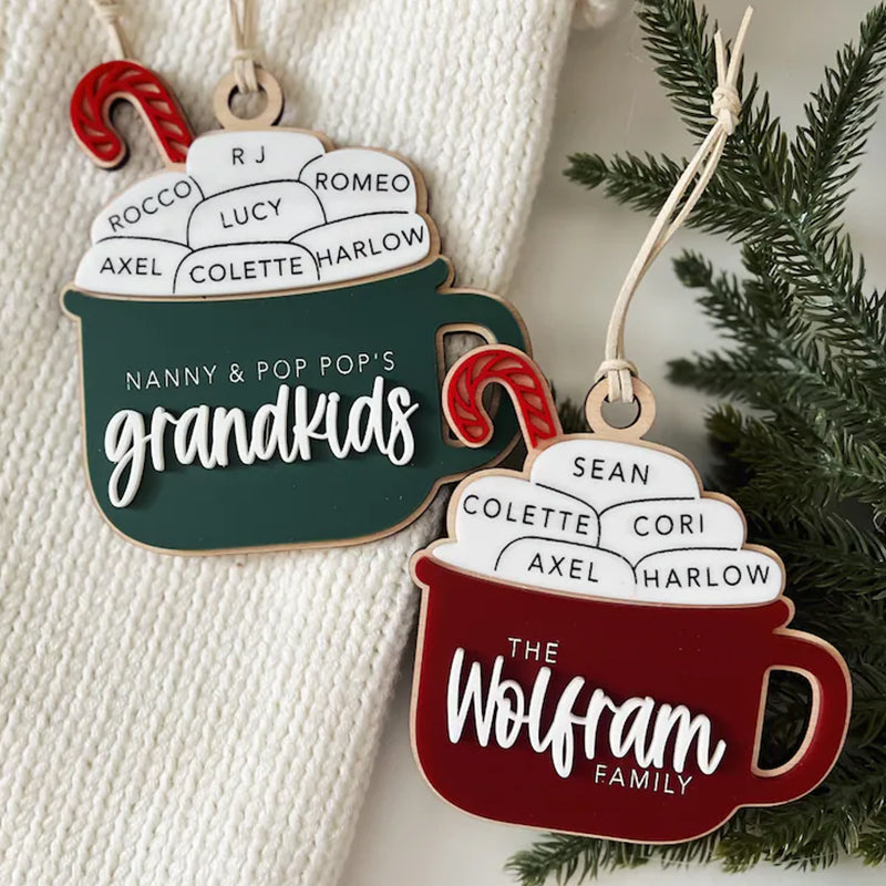 Family Christmas Ornament | Personalized Family Ornament