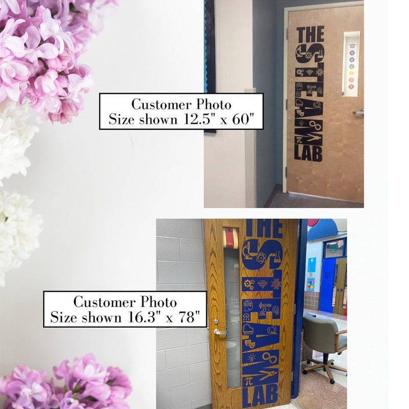 The STEAM Lab, teacher decal, school classroom