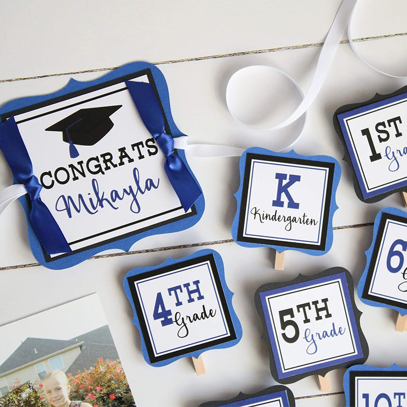 Graduation Photo Banner, Graduation Decorations