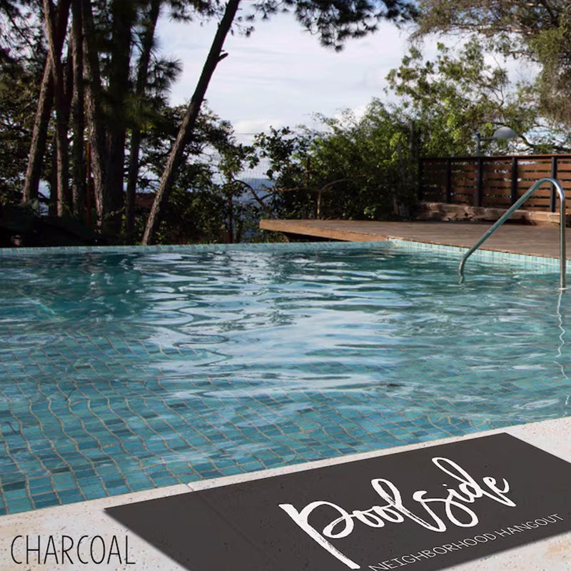 Customized Poolside Runner Mat - Personalized Lake House Mat