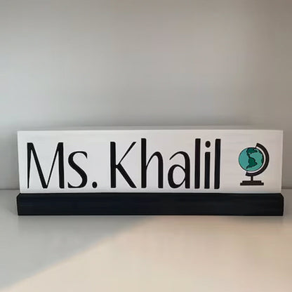 Personalized Teacher Name Plate/Name Plaque