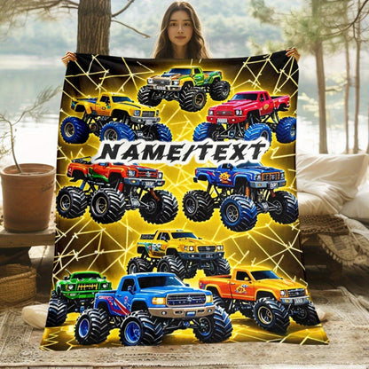 Ized Racing Car Themed Blanket Suitable for Bed