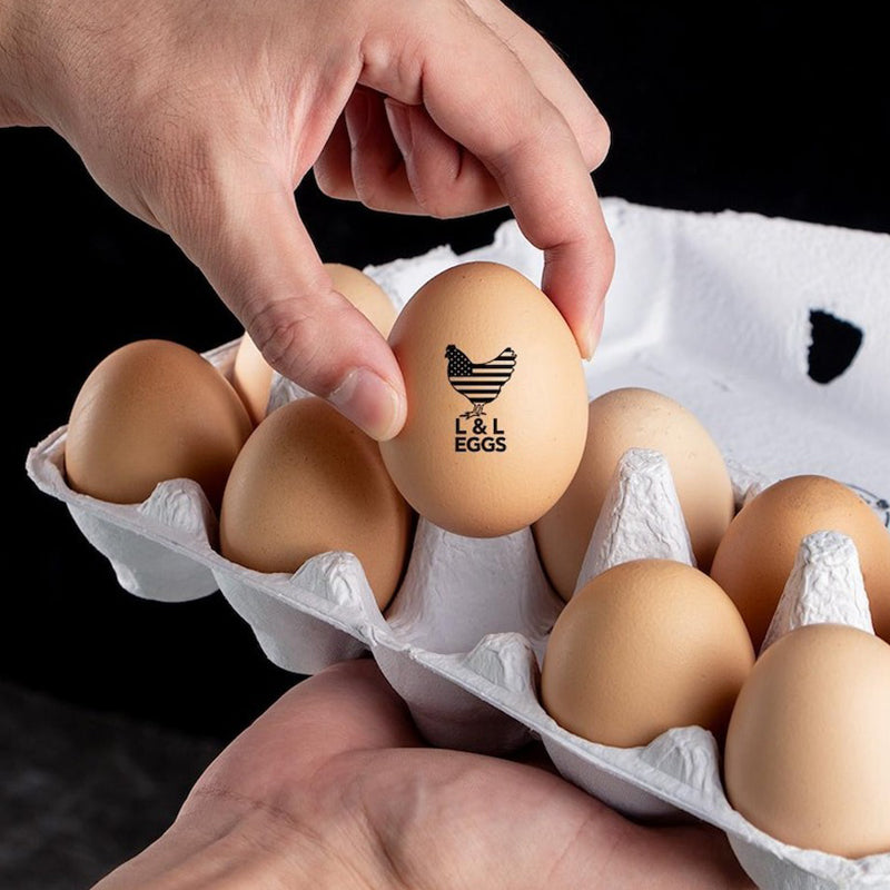 Custom Egg Stamp! Farm Stamp | Egg Marking | Egg Stamper | Egg Carton Stamp