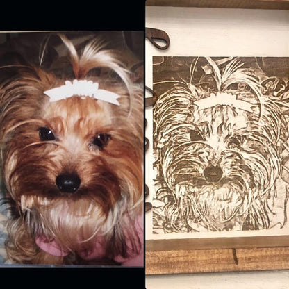 Pet Memorial Portrait, Dog Mom Gift