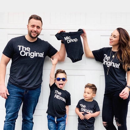 Son  Child Dad  Remix Set Clothing T-shirts