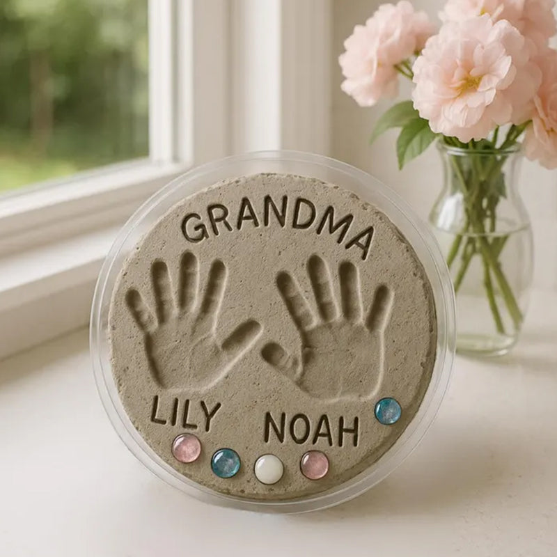 DIY Personalized Garden Stone Kit, Handprint Garden Stone