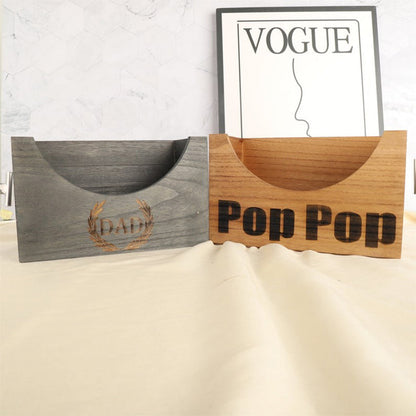 Custom Wooden Hat Holder For Fathers Day Gift,Best Dad Ever Wood Hat Box