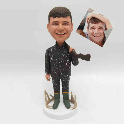Customized golf bobblehead, personalized golf gift for him