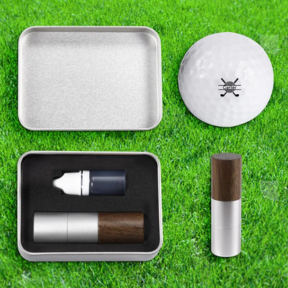 Custom Monogrammed Name Golf Ball Stamp