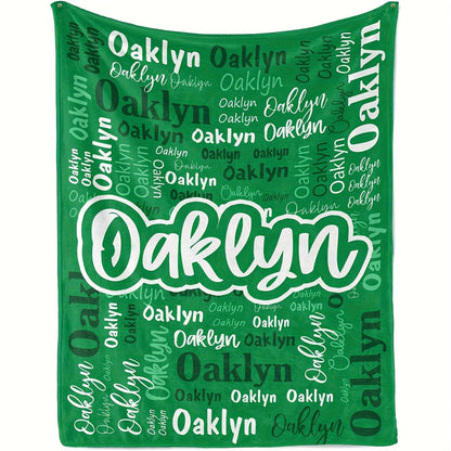 Custom Blanket Personalized Name Blanket Christmas Customized Gifts